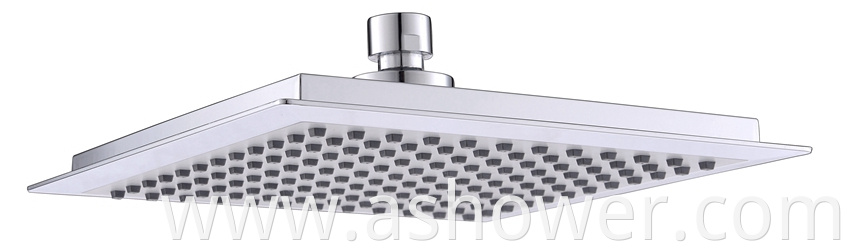 Square Abs Plastic Rain Shower Head